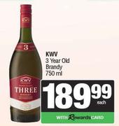 KWV 3 Year Old Brandy-750ml