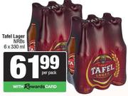 Tafel Lager NRBs-6 x 330ml Per Pack