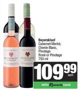 Beyerskloof Cabernet Merlot, Chenin Blanc, Pinotage Rose or Pinotage-750ml Each