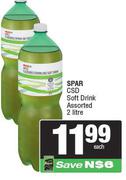 Spar CSD Soft Drink Assorted-2Ltr Each