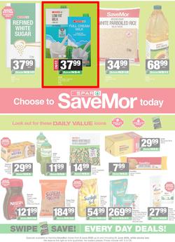 SPAR SaveMor Namibia : Score More Spend Less (08 June - 21 June 2026), page 1