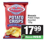 Messaris Potato Crisps Assorted-125g