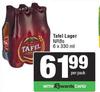Tafel Lager NRBs-6 x 330ml Per Pack