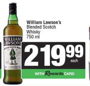 William Lawson's Blended Scotch Whisky-750ml