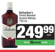 Ballantine's Finest Blended Scotch Whisky-750ml
