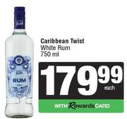Caribbean Twist White Rum-750ml