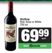 Wolftrap Red, Rose Or White-750ml Each