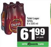 Tafel Lager NRBs-6 x 330ml Per Pack