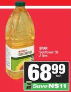 Spar Sunflower Oil-2 Ltr