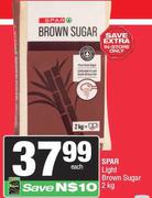 Spar Light Brown Sugar -2kg