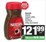 Nescafe Classic Instant Coffee 200g Or Doy Pack 230g-Each