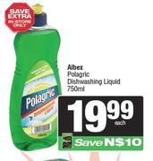 Albex Polagric Dishwashing Liquid-750ml