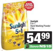 Sunlight 5 In 1 Hand Washing Powder-2kg