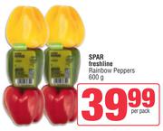 Spar Freshline Rainbow Peppers-600g Per Pack