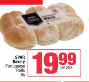 Spar Bakery Portuguese Rolls-6s Per Pack