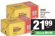Spar Margarine Brick-500g Each