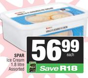 Spar Ice Cream Assorted-1.8ltr