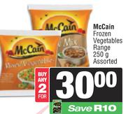 Mc Cain Frozen Vegetables Range Assorted-For 2 x 250g