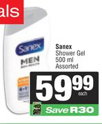 Sanex Shower Gel Assorted-500ml