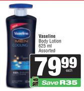 Vaseline Body Lotion Assorted-625ml