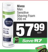 Nivea Men Sensitive Shaving Cream-200ml