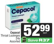Cepacol Throat Lozenges Assorted-24's Pack