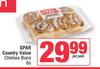 Spar Country Value Chelsea Buns-6s Per Pack
