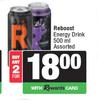 Reboost Energy Drink Assorted-For 2 x 500ml