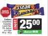 Cadbury Countlines Crunchie,Lunch Bar,P.S,Astros Or 5 Star-For 2 x 40g-48g