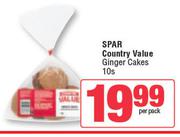 Spar Country Value Ginger Cakes-10s Per Pack