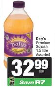 Daly's Premium Squash Assorted-1.5L