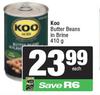 Koo Butter Beans In Brine-410g