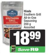 Hinds Southern Grill All In One Seasoning Assorted-200g
