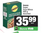 Imana Super Soya Mince Assorted-400g
