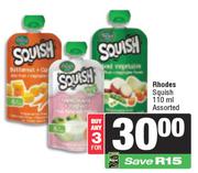 Rhodes Squish Assorted-For 3 x 110ml