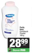 Purity Baby Cornstarch Powder-100g
