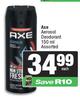 Axe Aerosol Deodorant-150ml