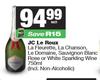 Jc Le Roux La Fleurette,La Chanson,Le Domaine,Sauvignon,Rose Or White Sparkling Wine-750ml