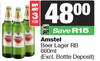 Amstel Beer Lager RB-For 3 x 660ml