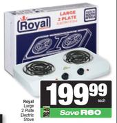 Royal Large 2 Plate Electric Stove