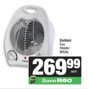 Goldair Fan Heater White