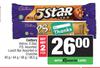 Cadbury Astros,5 Star,P.S,Lunch Bar Pr Crunchie-For 2 x 40g/44g/48g/48.5g