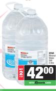 Spar Mineral Water Still-For 2 x 5L