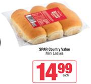 Spar Country Value Mini Loaves
