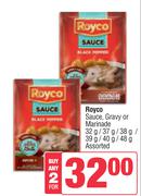 Royco Sauce, Gravy Or Marinade-For Any 2 x 32g/37g/38g/39g/40g/48g