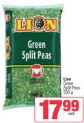 Lion Green Split Peas-500g