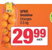 Spar Freshline Oranges-5.5Kg