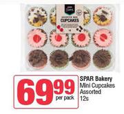 Spar Bakery Mini Cupcakes Assorted-12s Per Pack