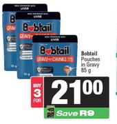 Bobtail Pouches In Gravy-For 3 x 85g