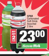 Spar Carbonated Soft Drink Assorted-For 2 x 2L